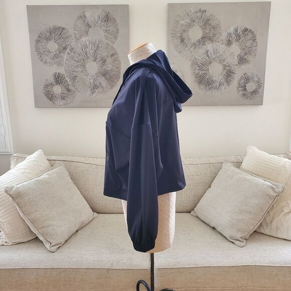 Ideology  Cropped Quarter-Zip Hoodie sz Lg - Picture 6 of 12